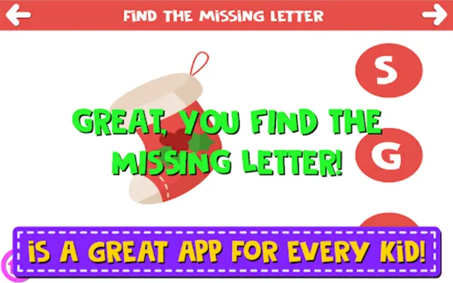 Finding The Missing Letter android App screenshot 3